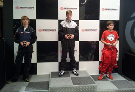 Racing Perfection Kart Academy Brighton Juniors Final Podium - Round 5
